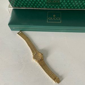 Gucci Goldtone Link Watch